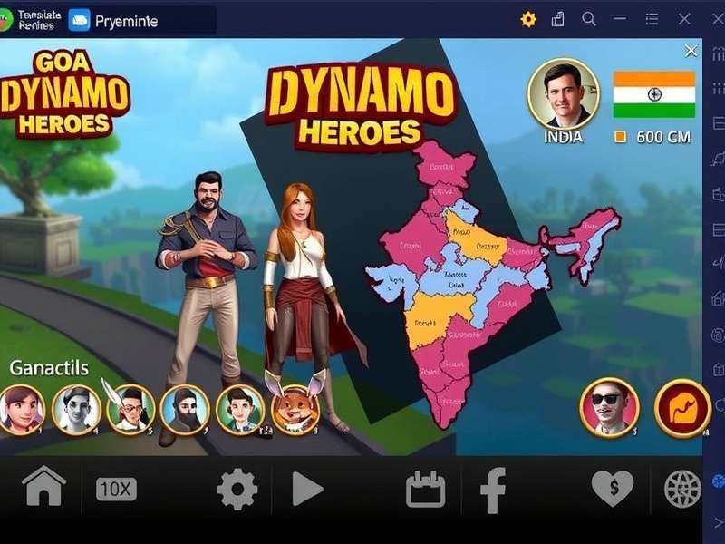 Goa Dynamo Heroes regional popularity map in India